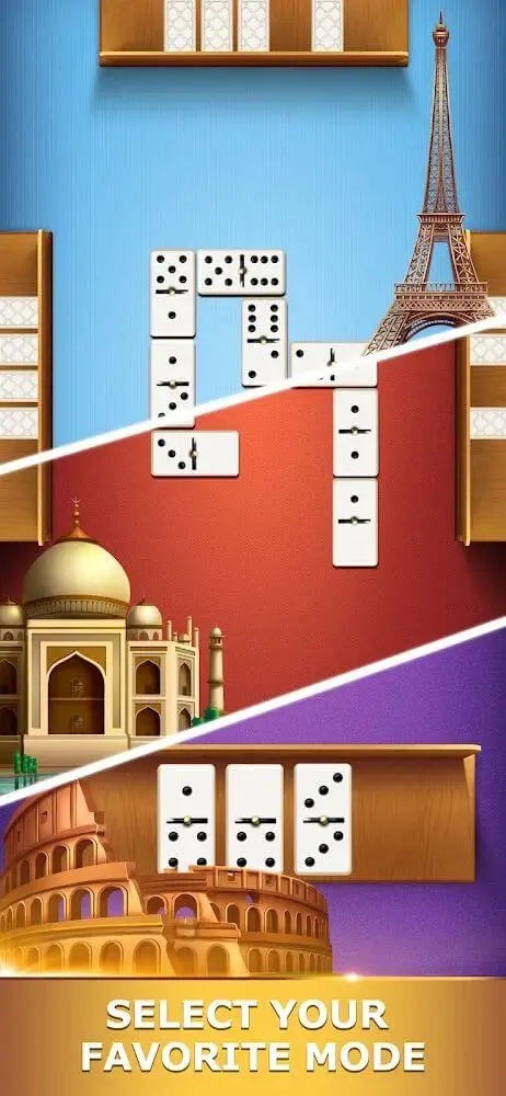 Screenshot of the Dominoes Pro app