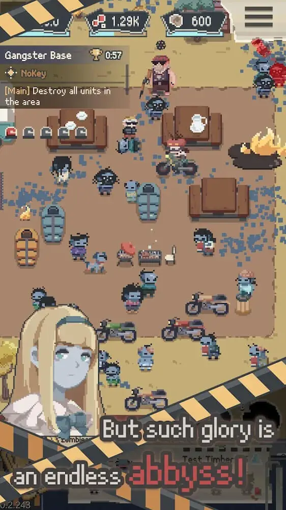 Screenshot of the Dont Party: Pixel Z app