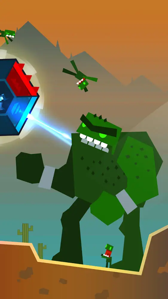 Screenshot of the Downhill Smash app
