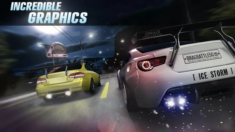 Screenshot of the Drag Battle game