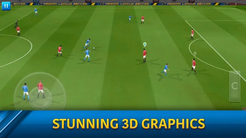 Screenshot of the Dream League Soccer 2019 game