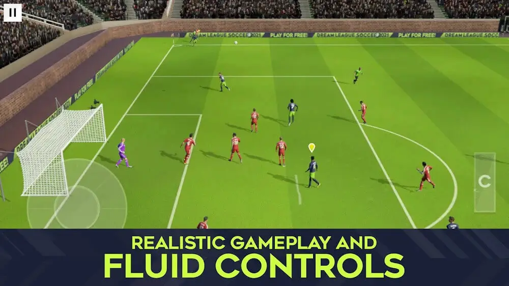 Screenshot of the Dream League Soccer 2022 game