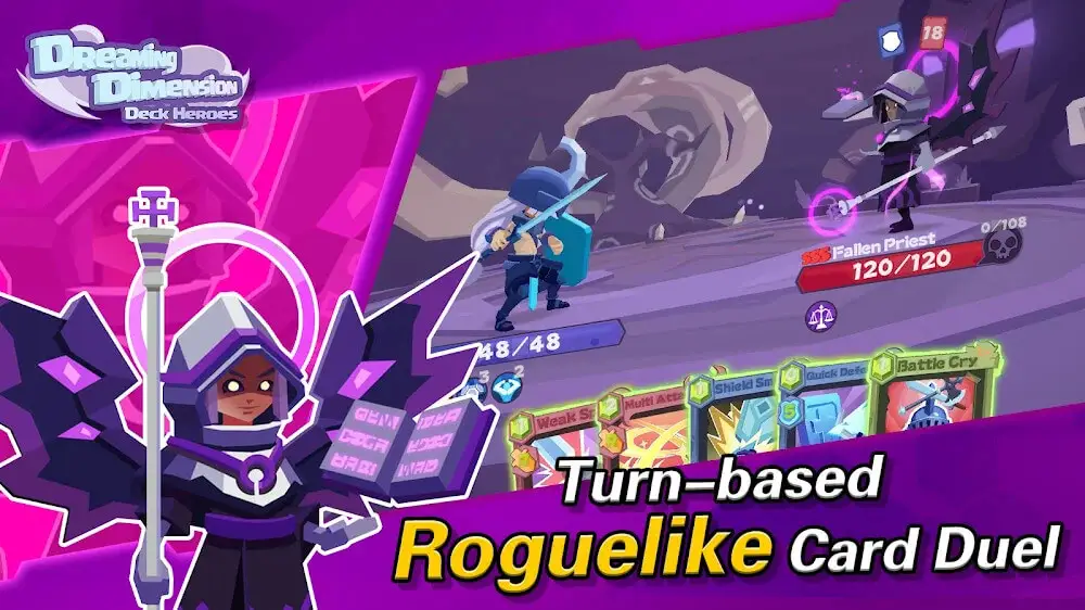 Screenshot of the Dreaming Dimension: Deck Hero game
