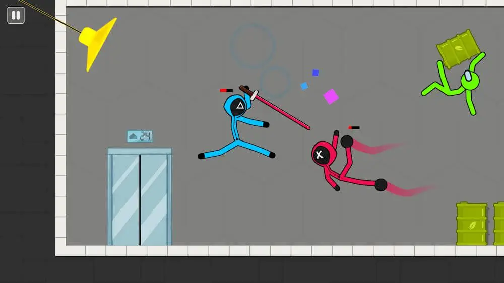 Screenshot of the Duel Stickman Fighting game