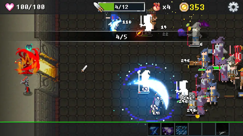 Screenshot of the Dungeon Defense game
