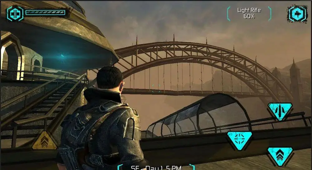 Screenshot of the EXILES game