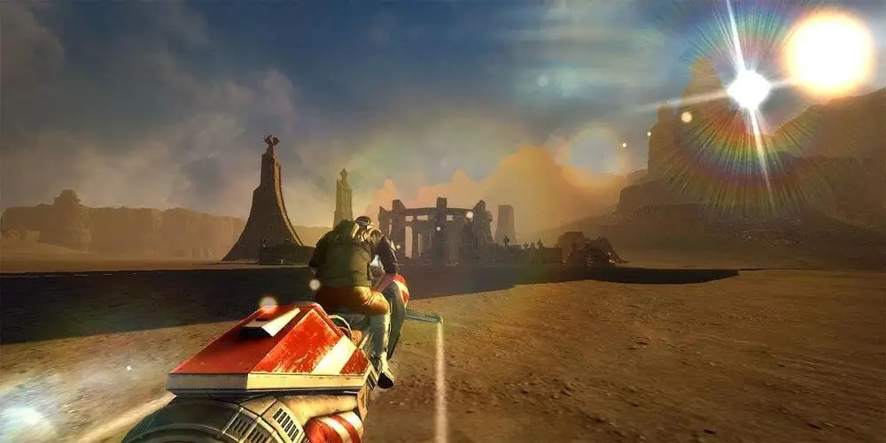 Screenshot of the EXILES game