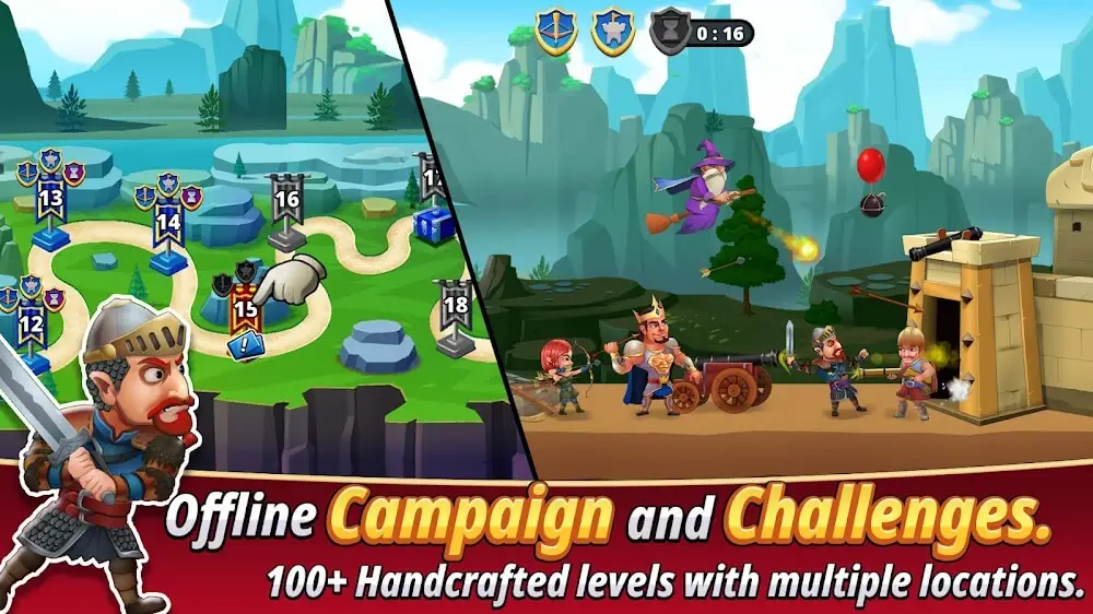 Screenshot of the Epic Brawl game