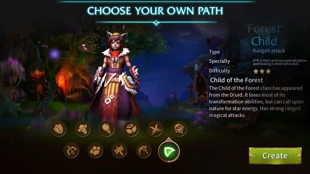 Screenshot of the Era of Legends game