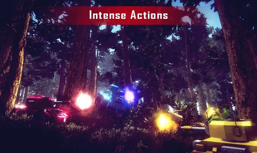 Screenshot of the Escape Tank Hero War Battle Multiplayer game