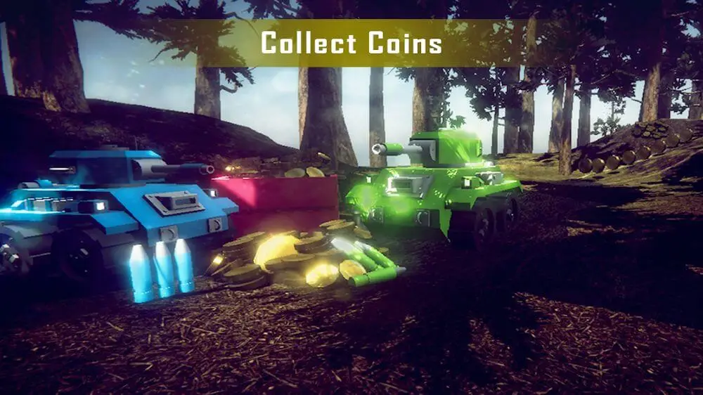 Screenshot of the Escape Tank Hero War Battle Multiplayer game