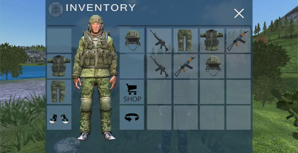 Screenshot of the Experiment Z game