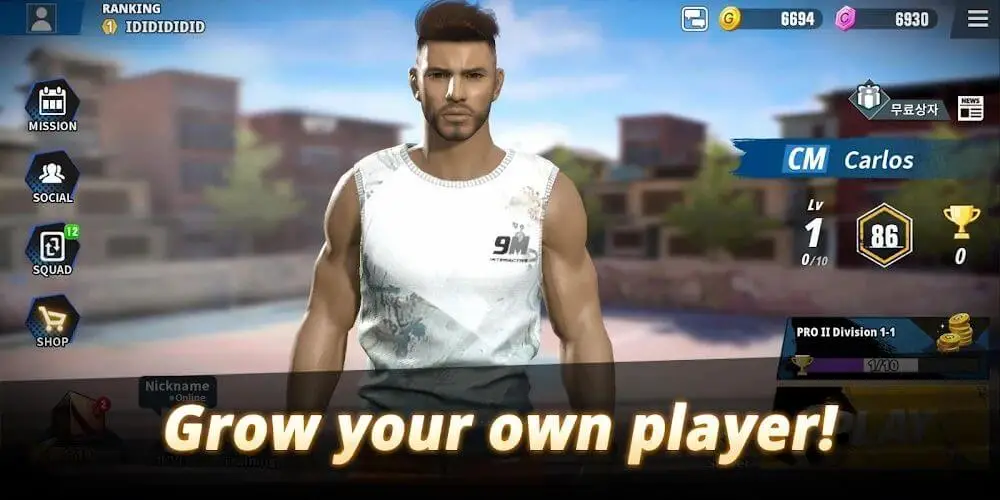 Screenshot of the Extreme Football game