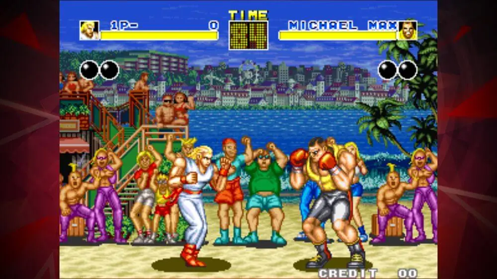 Screenshot of the FATAL FURY ACA NEOGEO game