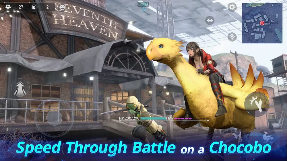 Screenshot of the FFVII The First Soldier game