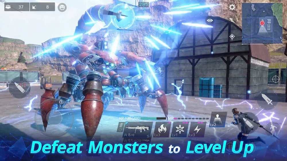 Screenshot of the FFVII The First Soldier game