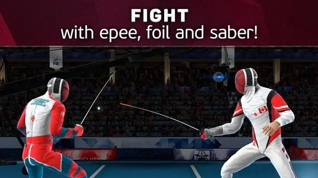 Screenshot of the FIE Swordplay game