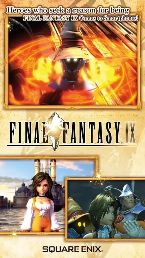 Screenshot of the FINAL FANTASY IX app