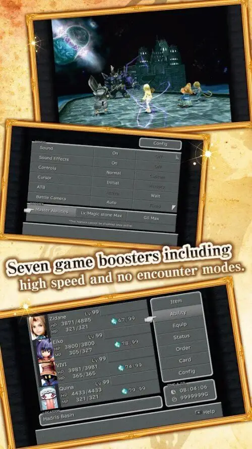 Screenshot of the FINAL FANTASY IX app