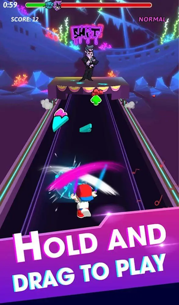 Screenshot of the FNF Beat Blade app