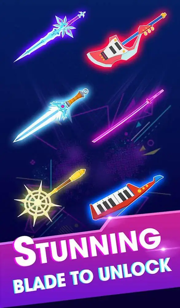 Screenshot of the FNF Beat Blade app