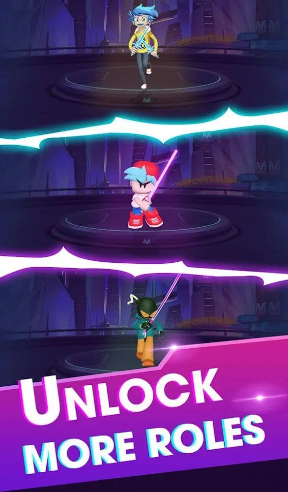 Screenshot of the FNF Beat Blade app