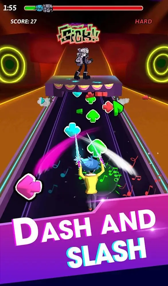 Screenshot of the FNF Beat Blade app