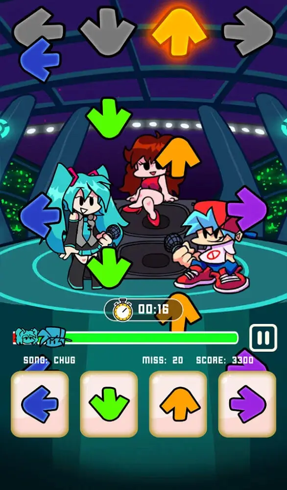 Screenshot of the FNF Music Battle app