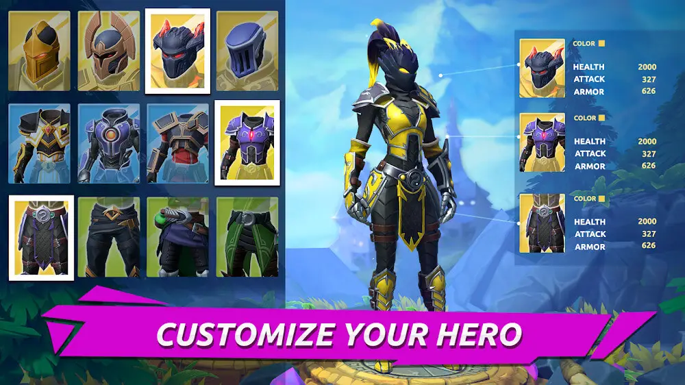 Screenshot of the FOG - MOBA Battle Royale game