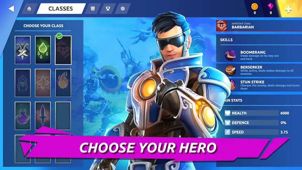 Screenshot of the FOG - MOBA Battle Royale game