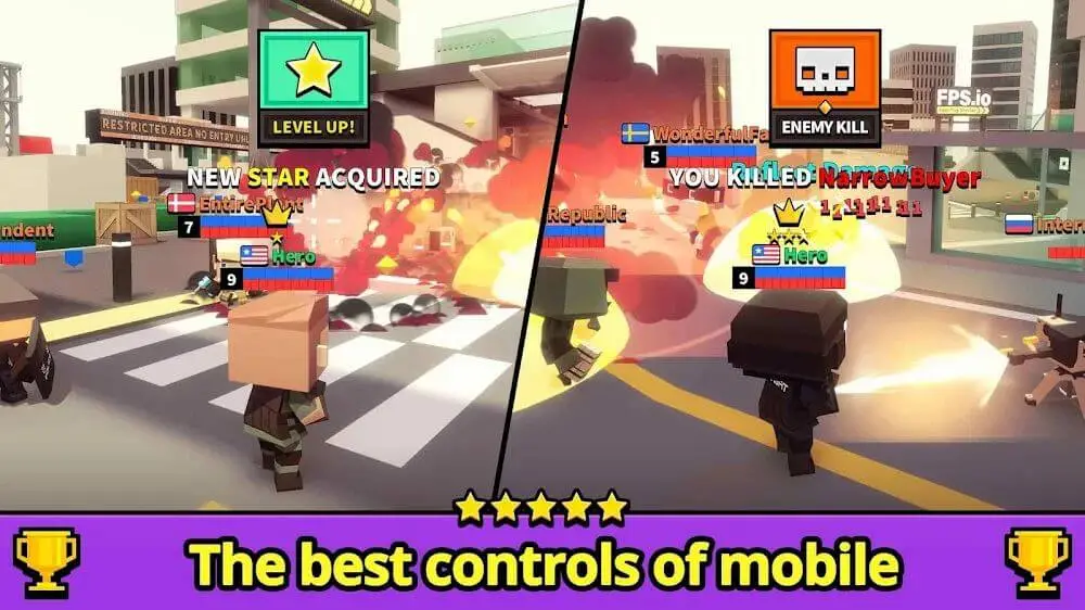 Screenshot of the FPS.io game