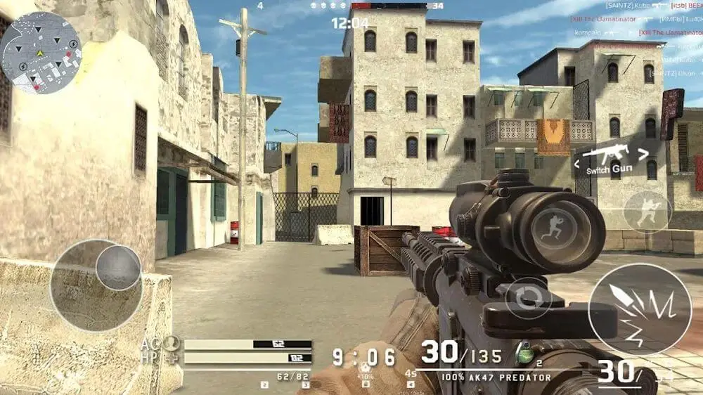 Screenshot of the FPS Strike Shooter Missions game