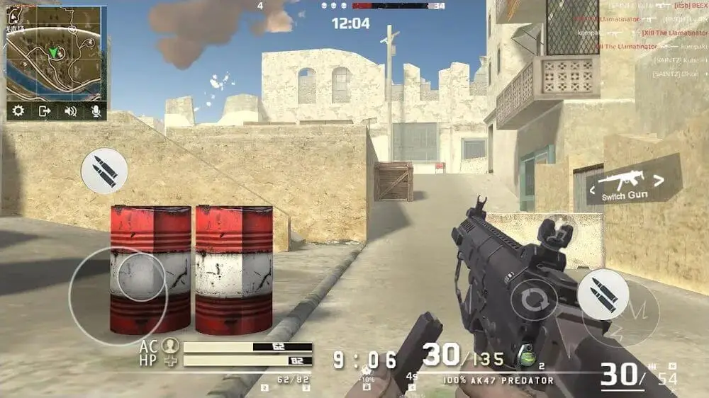 Screenshot of the FPS Strike Shooter Missions game