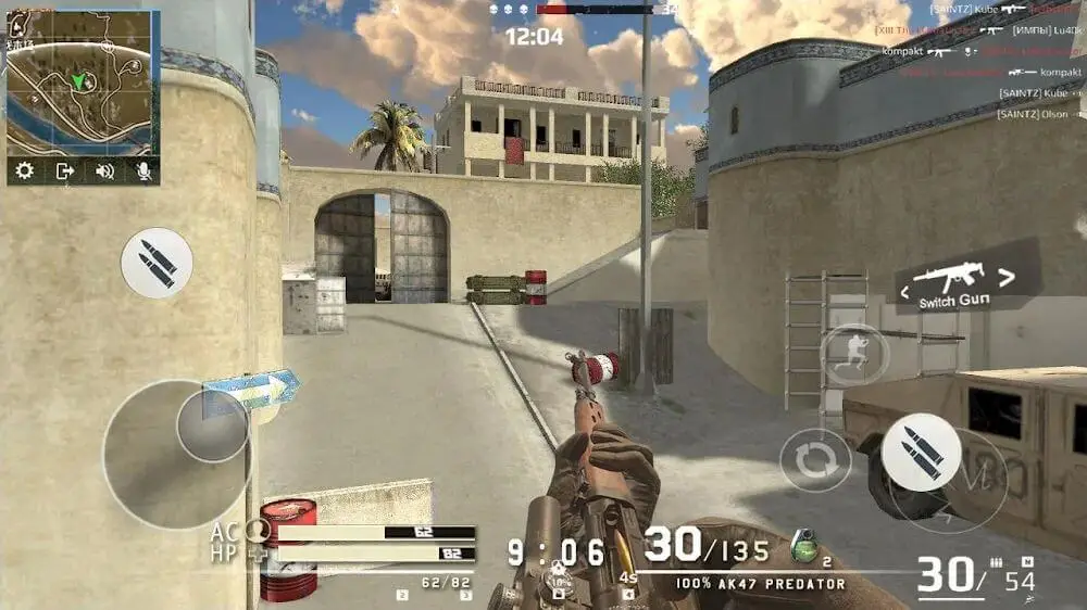 Screenshot of the FPS Strike Shooter Missions game