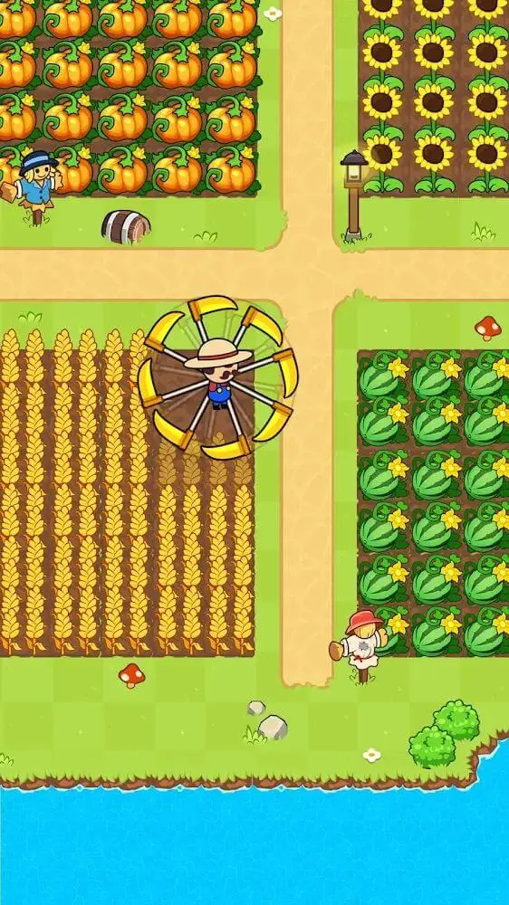 Screenshot of the Farm Blade app