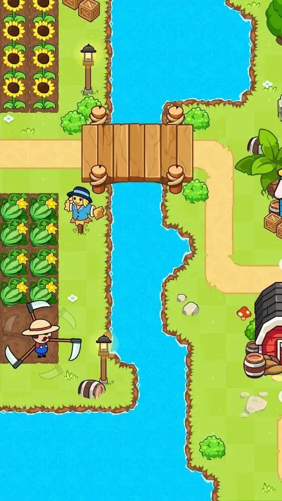 Screenshot of the Farm Blade app