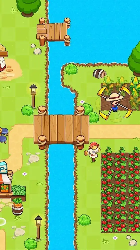 Screenshot of the Farm Blade app