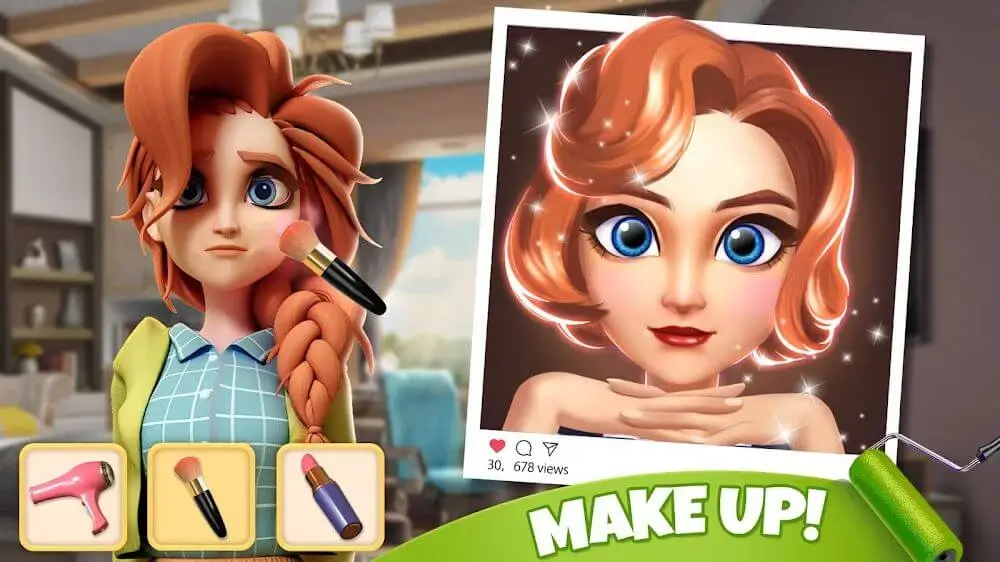 Screenshot of the Fashion Challenge: Life Design game