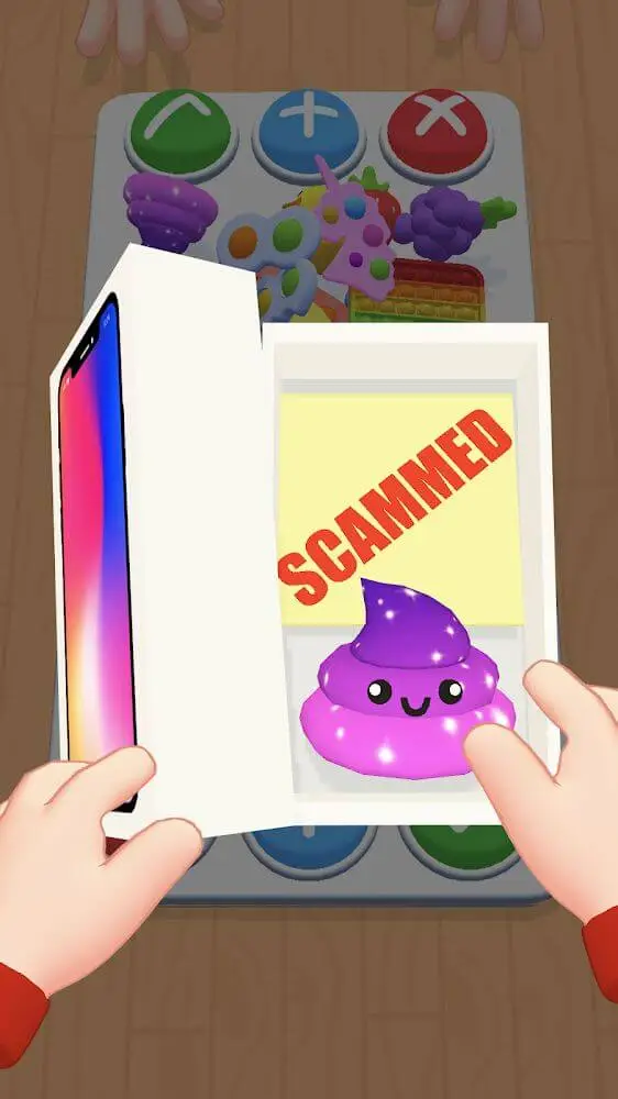 Screenshot of the Fidget Toys Trading: Pop It 3D app