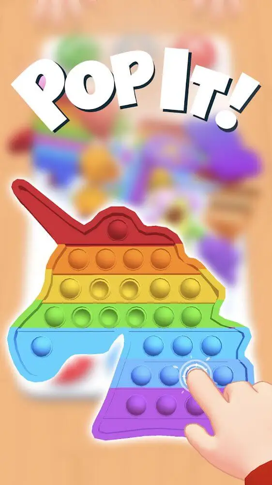 Screenshot of the Fidget Toys Trading: Pop It 3D app