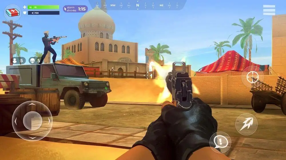 Screenshot of the FightNight Battle Royale game