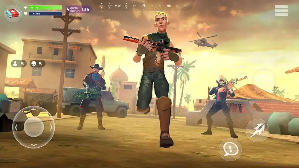 Screenshot of the FightNight Battle Royale game
