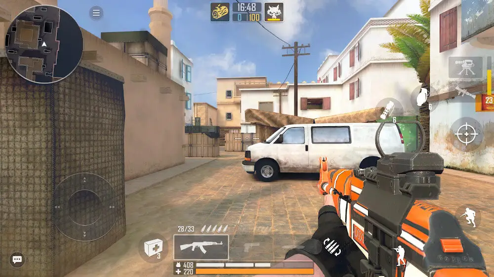 Screenshot of the Fire Strike game
