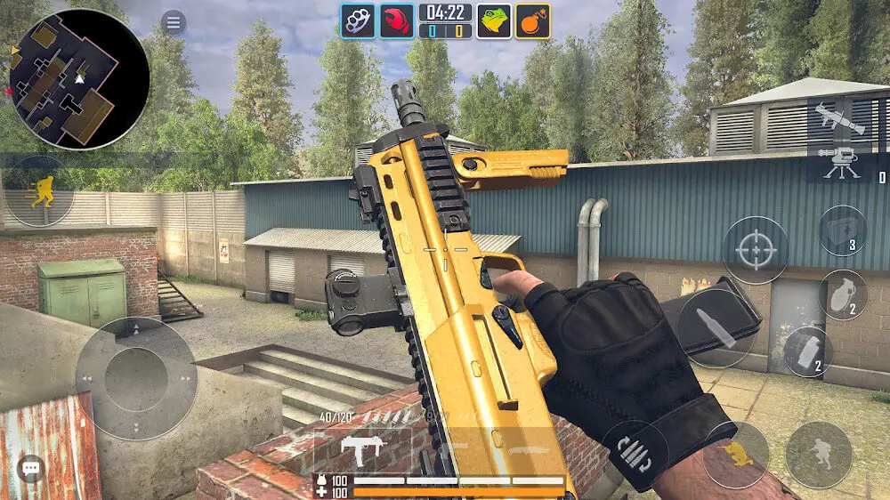 Screenshot of the Fire Strike game