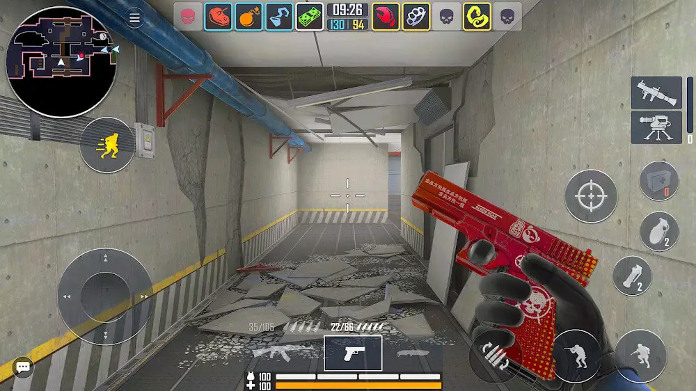 Screenshot of the Fire Strike game