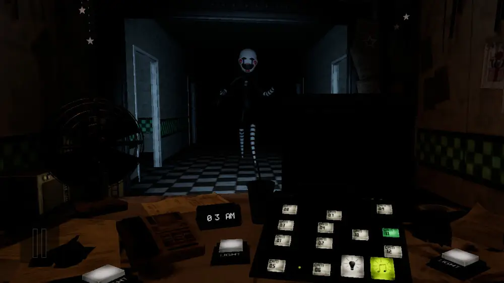 Screenshot of the Five Nights at Freddy's: HW game