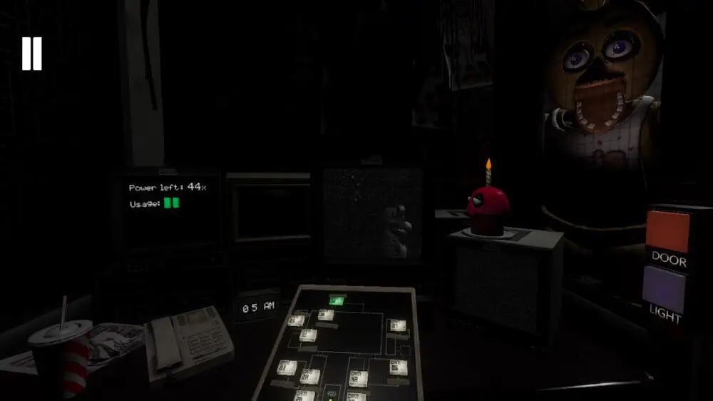 Screenshot of the Five Nights at Freddy's: HW game