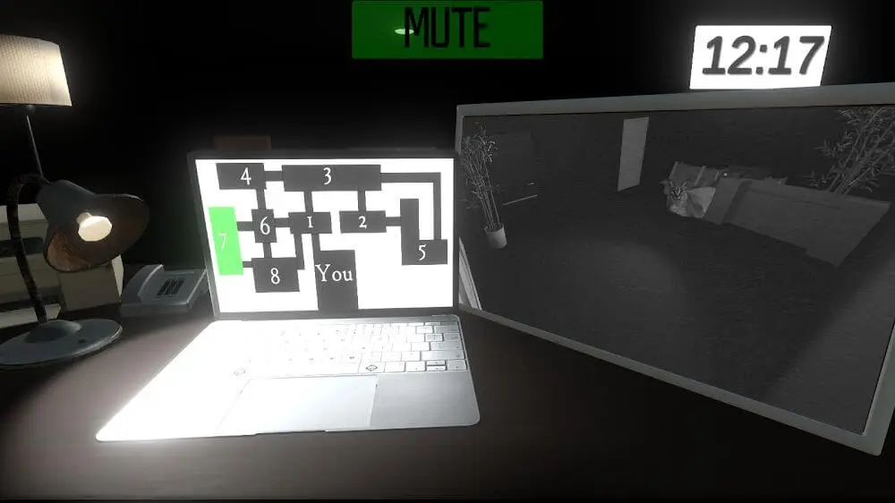 Screenshot of the Five nights at Floppa game
