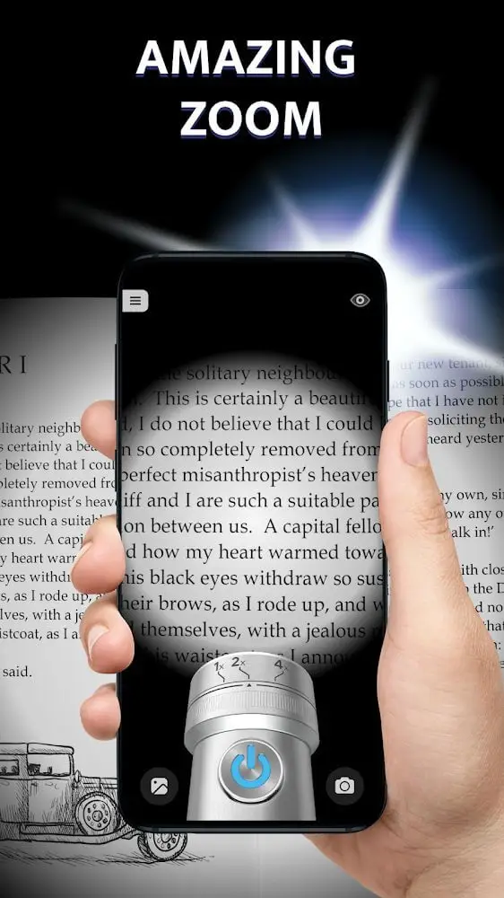 Screenshot of the Flashlight Plus Free app