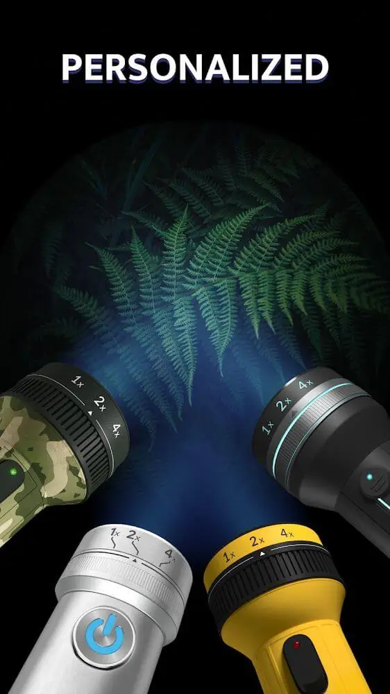 Screenshot of the Flashlight Plus Free app